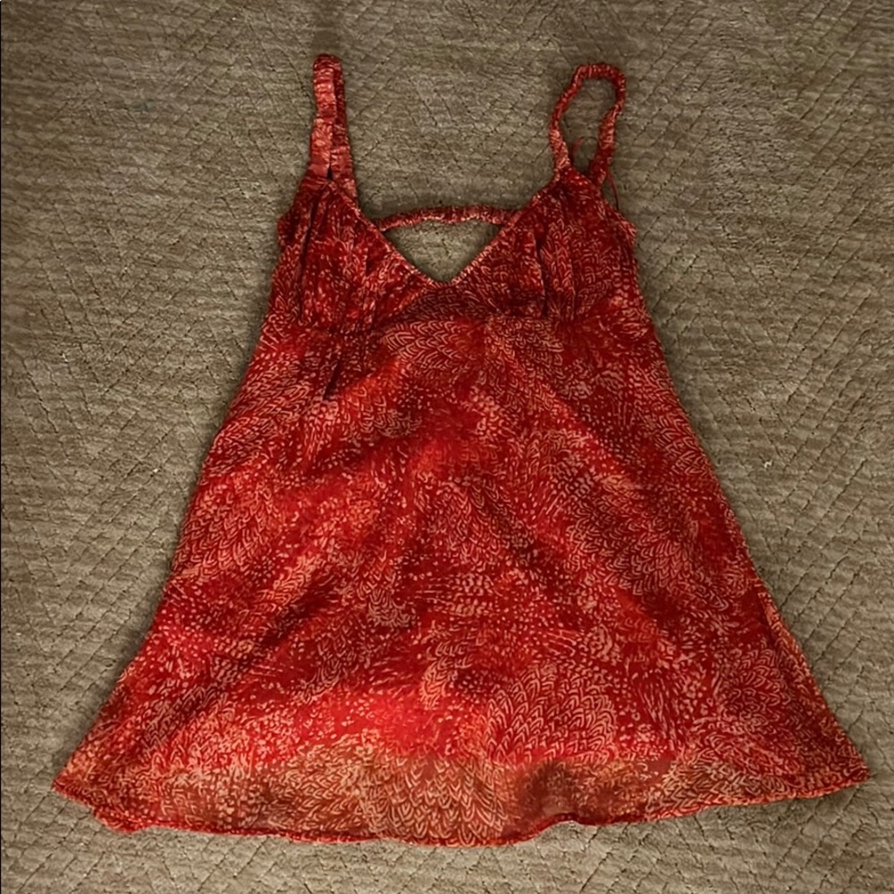 Blood orange Isabelle's Cabinet mini dress
